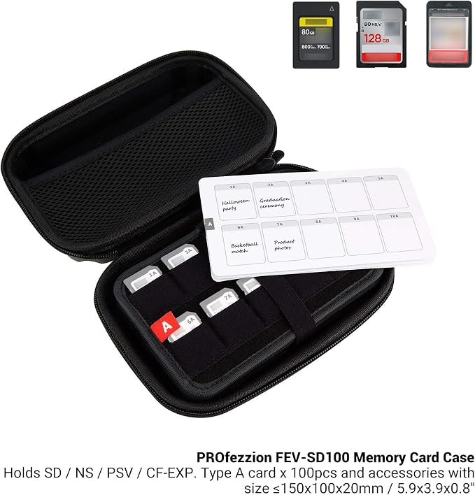 PROfezzion 100 Slot Shockproof Memory Card Case - Image 3