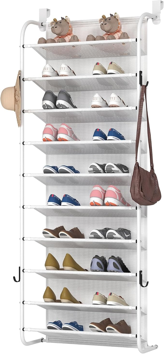 10 Tier Shoe rack Hanging Shoe Storage the door shoe rack by MUOU