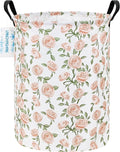 LANGYASHAN Laundry Basket Canvas Fabric Collapsible Organizer Basket by LANGYASHAN