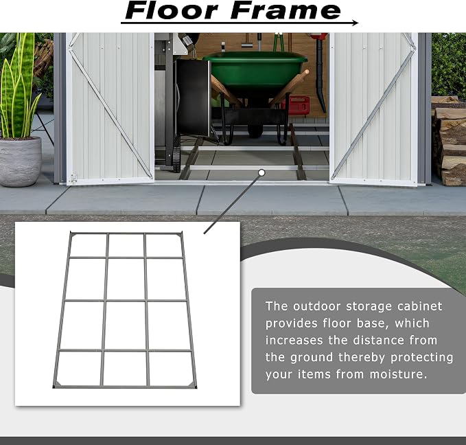 8x12 FT Outdoor Storage Shed - Image 4