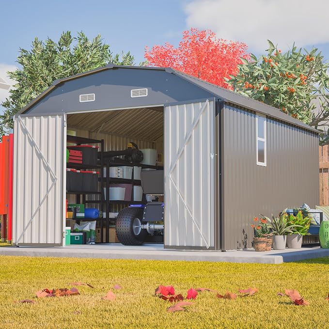10x12 FT Metal Storage Shed - Image 2