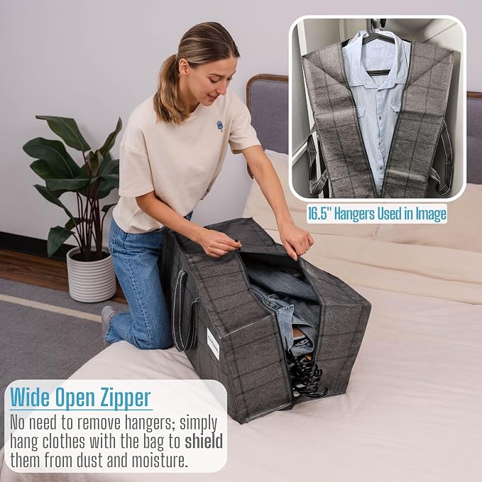 VENO 2 Pack Moving Bags w/Backpack Straps, Heavy Duty, Moving Boxes Alternative - Image 3
