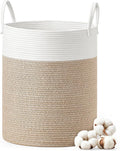 SONGMICS Laundry Hamper, Cotton Rope Laundry Basket by SONGMICSbySONGMICSHOME