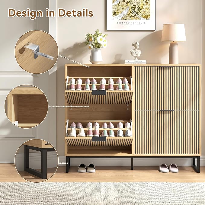 Shoe Storage Cabinet for Entryway - Image 6
