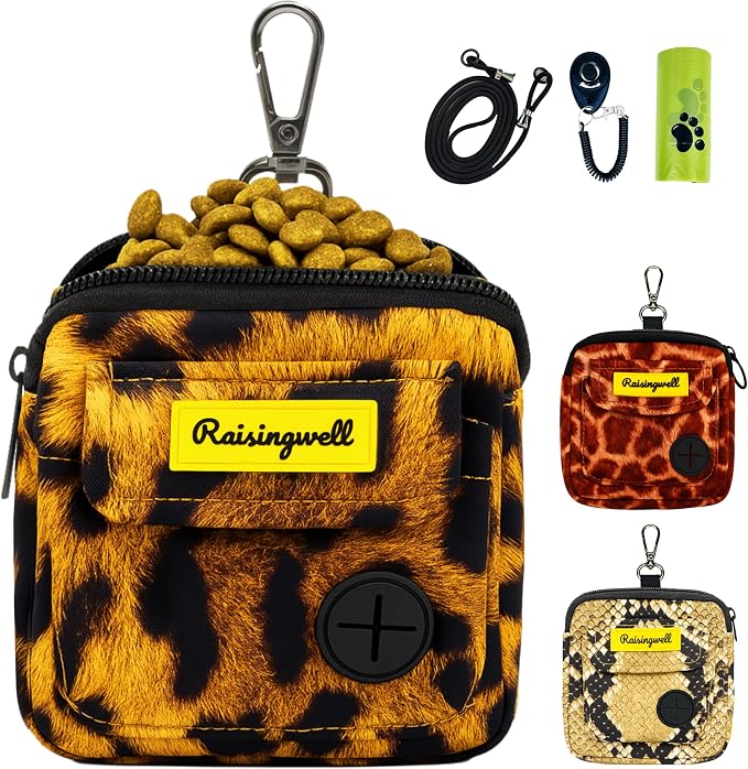 Dog Treat Pouch for Pet Walking and Training by Raisingwell