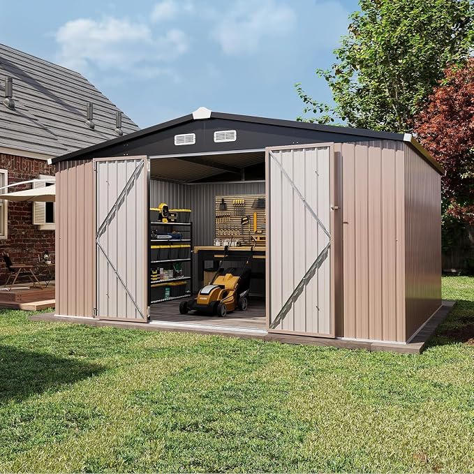 Aoxun 12x10 FT Shed Outdoor Storage Shed - Image 3