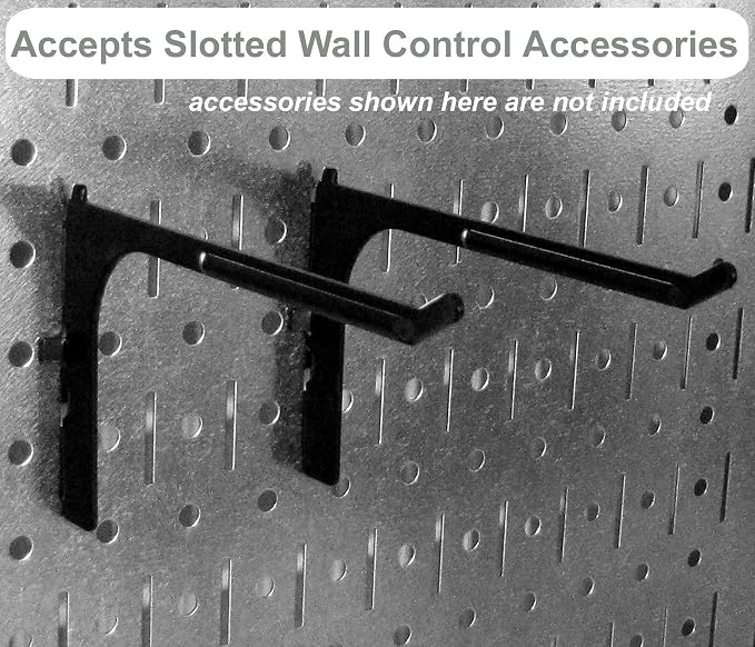Wall Control Pegboard Organizer 4 ft. Metal Pegboard Standard Tool Storage Kit - Image 7