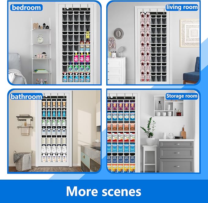 over the door shoe organizer, 2025 upgraded, over door shoe organizer, 35 Huge - Image 5