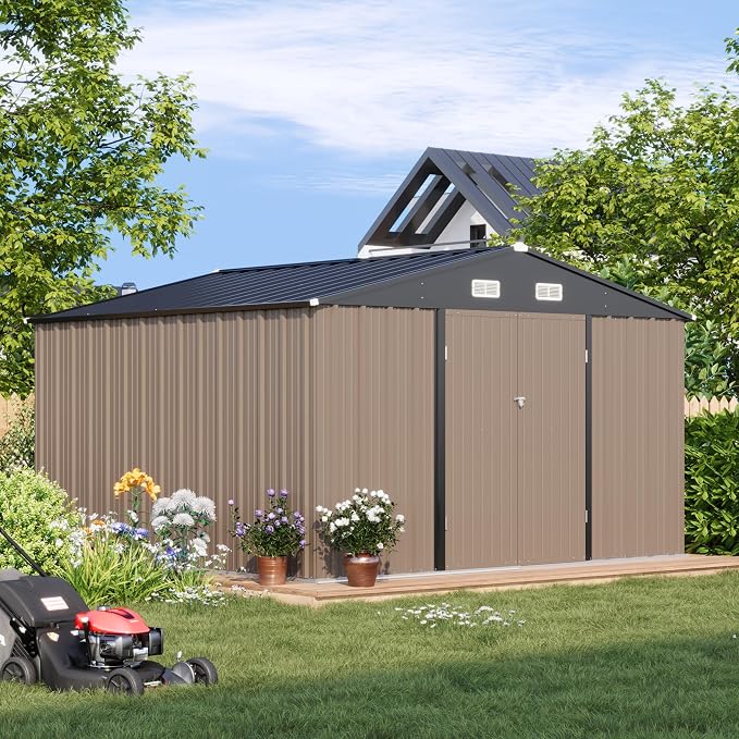 Patiowell 10 x 10 FT Outdoor Storage Shed - Image 2