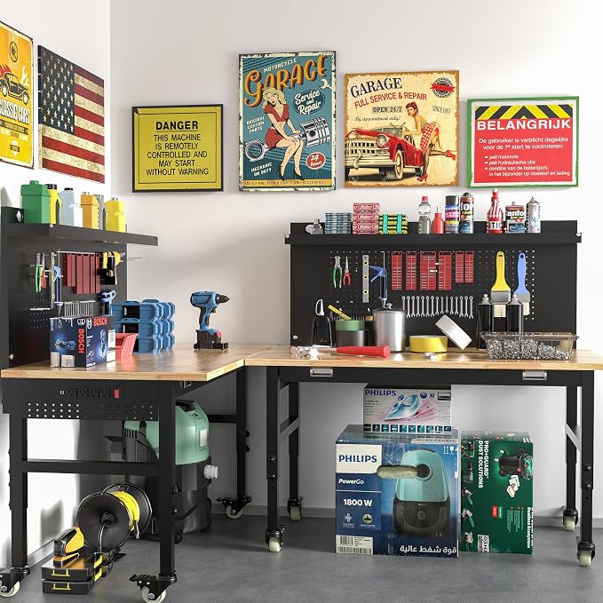 Betterhood 48" Heavy Duty Adjustable Workbench - Image 6