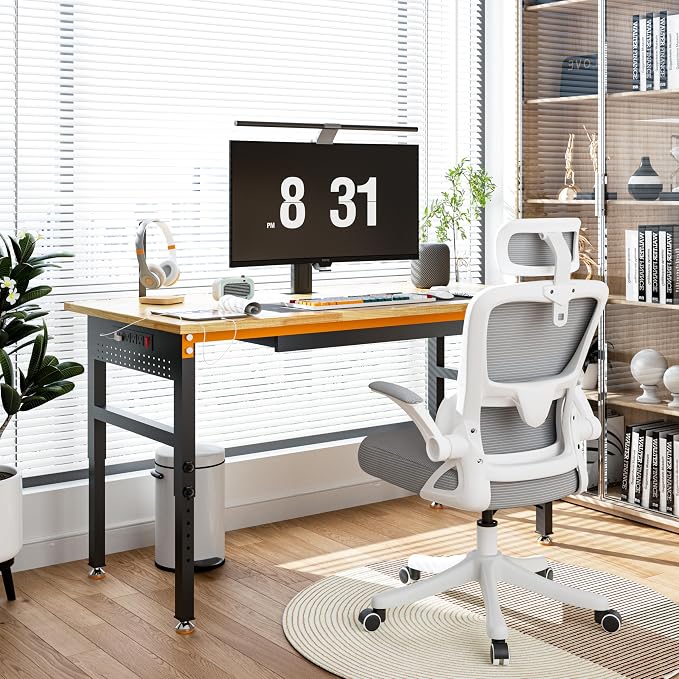 Betterhood 60" Adjustable Height Workbench, 2000 LBS Heavy Duty Work Table - Image 7