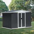 Ball & Cast 8x6 FT Outdoor Storage Shed, Metal Garden Sheds by BallCast