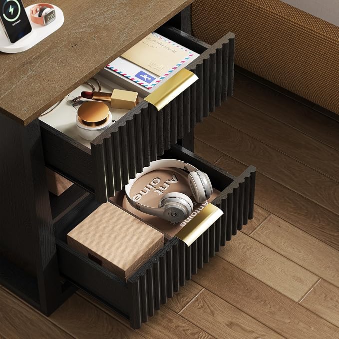 HIFYOBRO Fluted Nightstands Set of 2 - Image 4