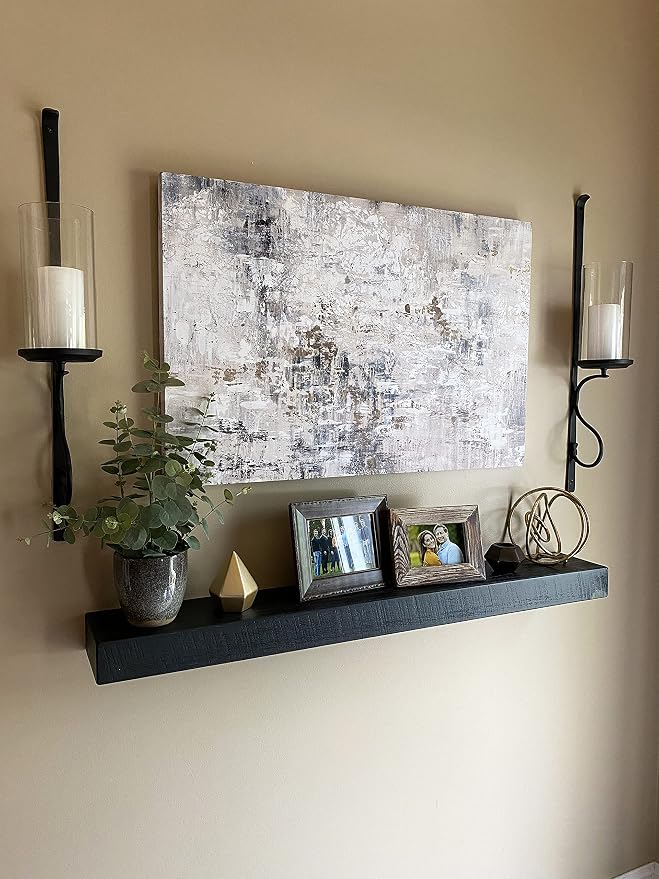 joelsantiques - 54 Inch Wooden Floating Shelves - Image 6