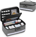 Damero Locking Pill Bottle Organizer by Damero