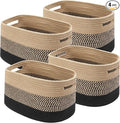 4 Pack Woven Storage Baskets for Organizing by Unknown