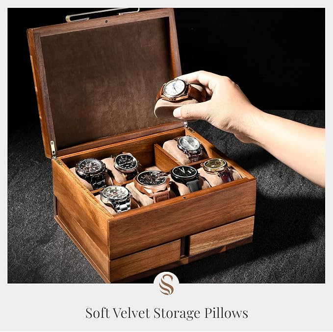 Shanik Luxury Large Watch Box Organizer - Image 2