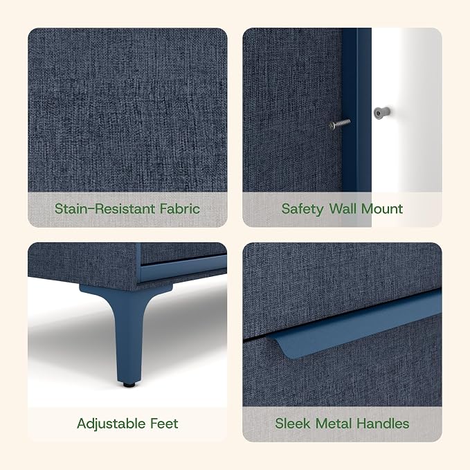 Naima Premium Fabric Dresser - Image 7