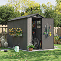 Patiowell 4 x 8 FT Plastic Outdoor Storage Shed by Patiowell