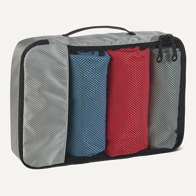 Amazon Essentials 4-Piece Packing Cubes Travel Accessories Set, Luggage - Image 4