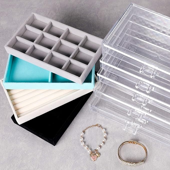 Frebeauty Extra Large Acrylic Jewelry Box - Image 3