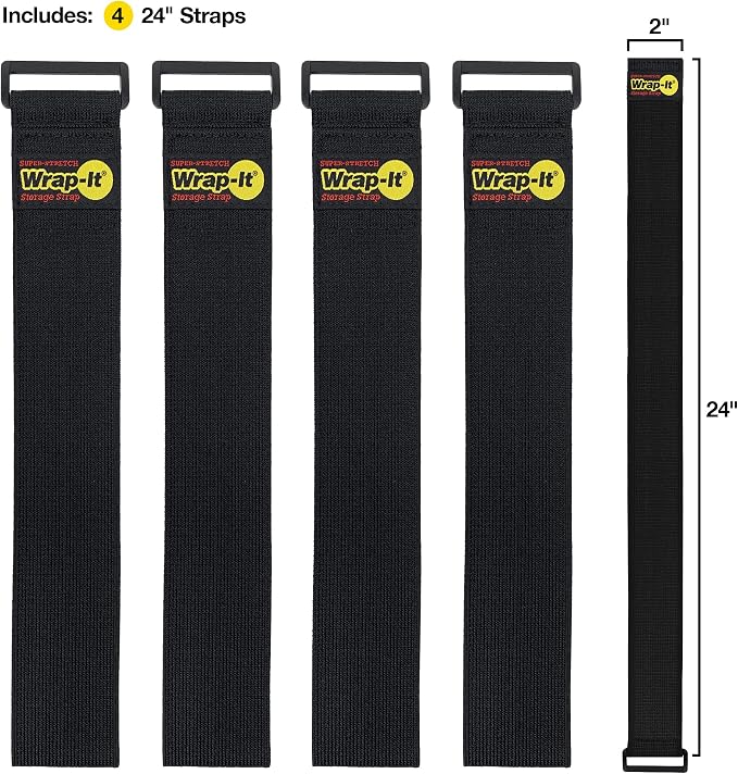 Super-Stretch Wrap-It Storage Straps - Image 3