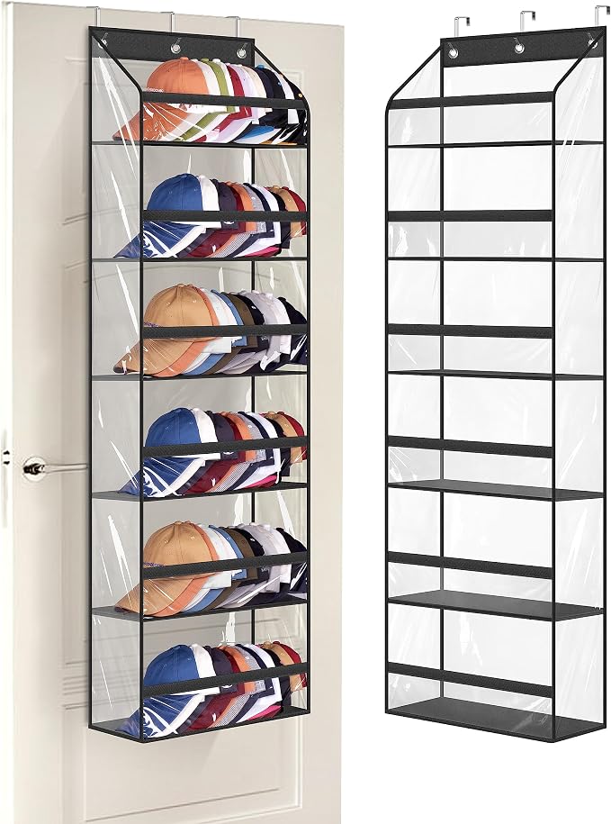 AOODA Clear Over The Door Hat Racks by AOODA