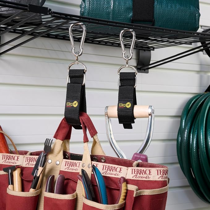Hook 'n Hang Wrap-It Storage Straps - Image 8
