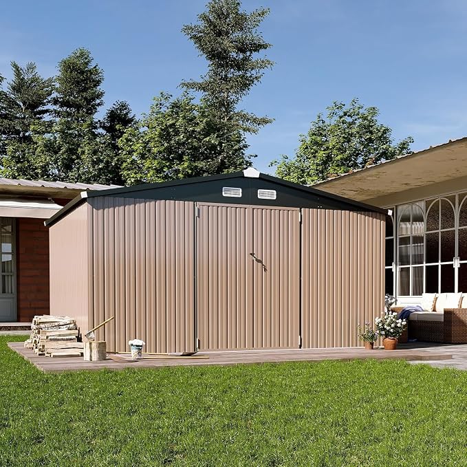 Aoxun 12x10 FT Shed Outdoor Storage Shed - Image 8