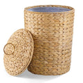 BLUEWEST 3 Gallons Wicker Trash Can by BLUEWEST