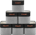 Collapsible Fabric Cube Storage Bins 11x11×11 by Patvingot