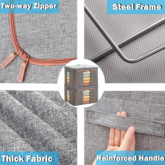Extra Large Clothes Storage Bins - Image 7