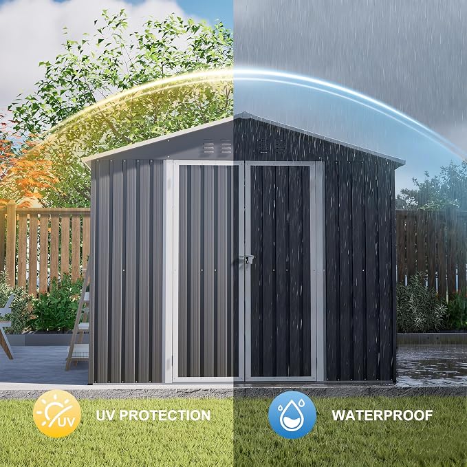8 x 12 FT Outdoor Storage Shed - Image 5