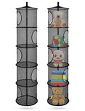 Libeder Mesh Hanging Storage Space Saver Bags Organizer, Foldable Storage by Libeder