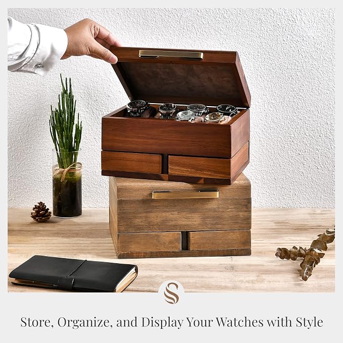 Shanik Luxury Large Watch Box Organizer - Image 5