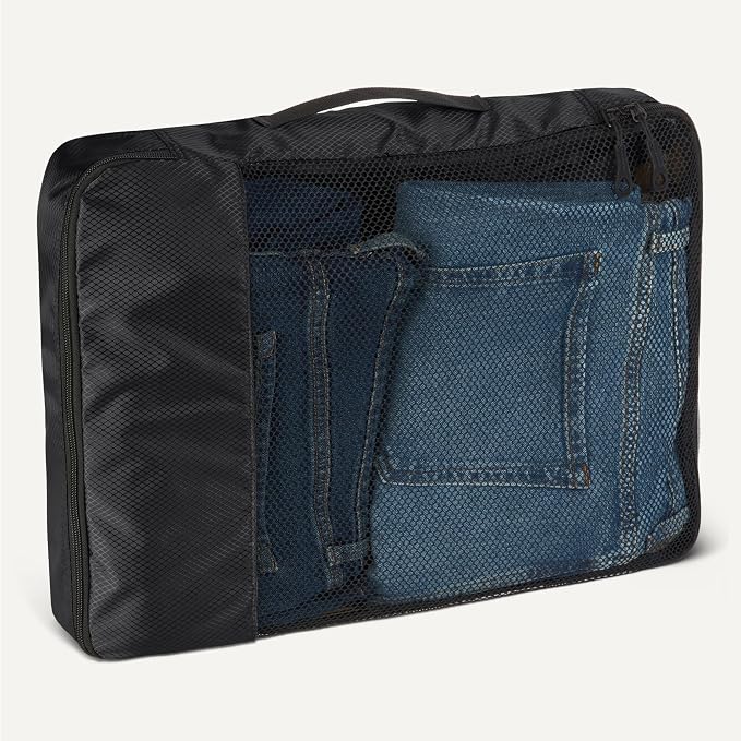 Amazon Essentials 4-Piece Packing Cubes Travel Accessories Set, Luggage - Image 4