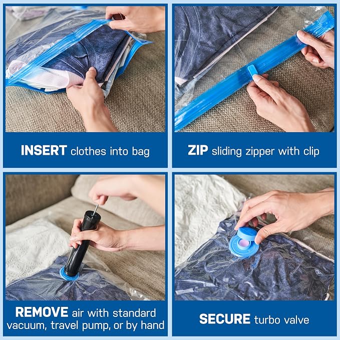3 Pack Large Vacuum Storage Bags - Image 7