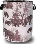 Forest Bear Laundry Hamper by SELIONLIKN