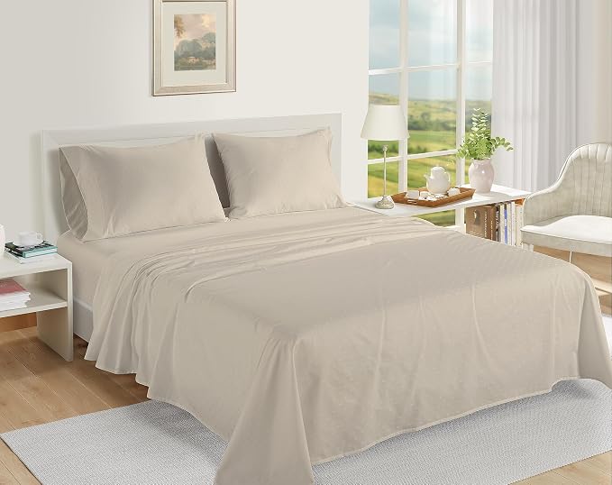 LANE LINEN Pillows Queen Size Set of 2, Soft 100% Egyptian Cotton, Cool & - Image 2