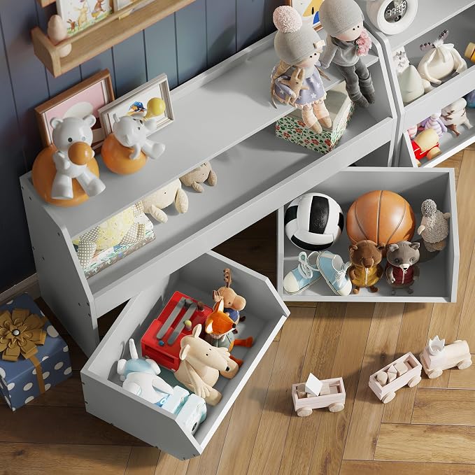 Toy Storage Organizer for Kids, Toy Storage Cabinet - Image 5