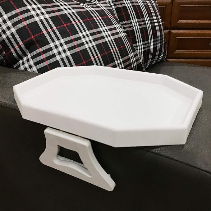 Side Tables Sofa Armrest Clip-On Table, Recliner Armchair Organizer Tray by Forzaddik