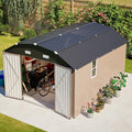 Large Outdoor Storage Shed, Utility Tool Shed by Hohuqeri