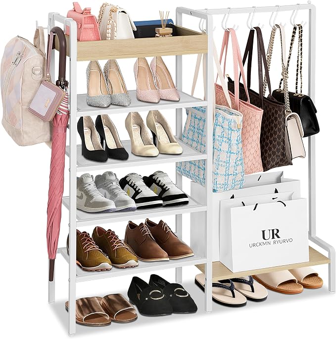 2-in-1 Shoe Rack for Closet by SimpleandNeatLife