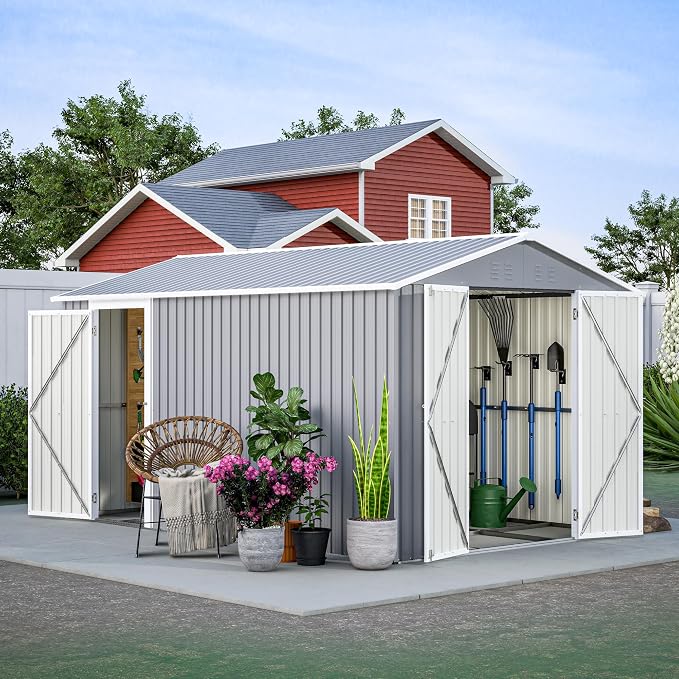 8x12 FT Outdoor Storage Shed - Image 2