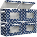 Univivi Fabric Foldable Storage Boxes Large Collapsible Stackable Storage Bins by Univivi