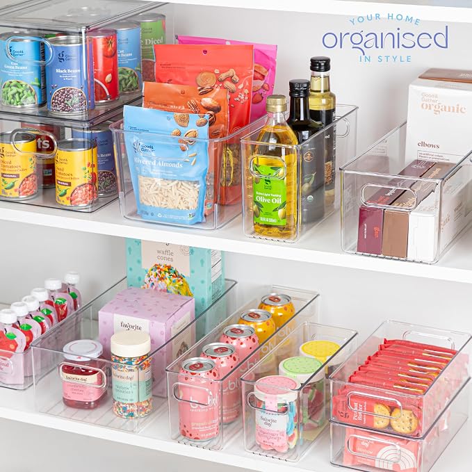 primebox Plastic Food Storage 8 Pack Clear Container Bin - Image 7