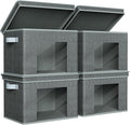 Univivi Foldable Fabric Storage Boxes Large Storage Bins by Univivi