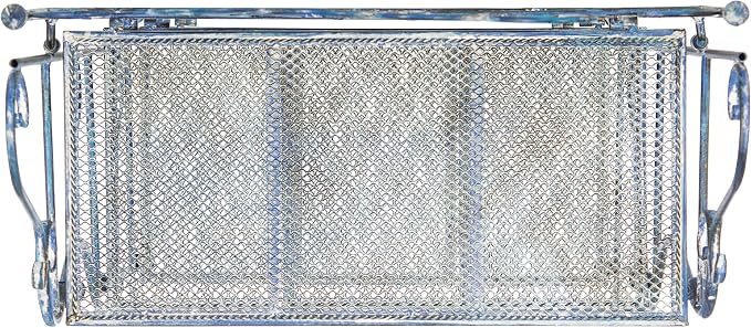 Safavieh Outdoor Collection Torus Antique Blue 3-Tier Shelf - Image 6