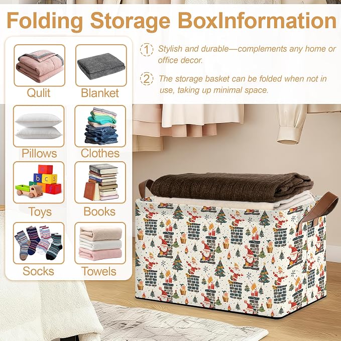 Christmas Tree Gift Storage Bin - Image 5
