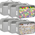 Abbylike 6 Pack Toy Storage Bag Bricks Building Set Car Toy Organization Bags by Abbylike